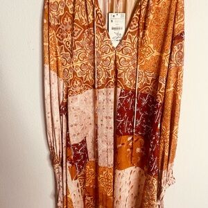 Zara Multicolor Bohemian Dress